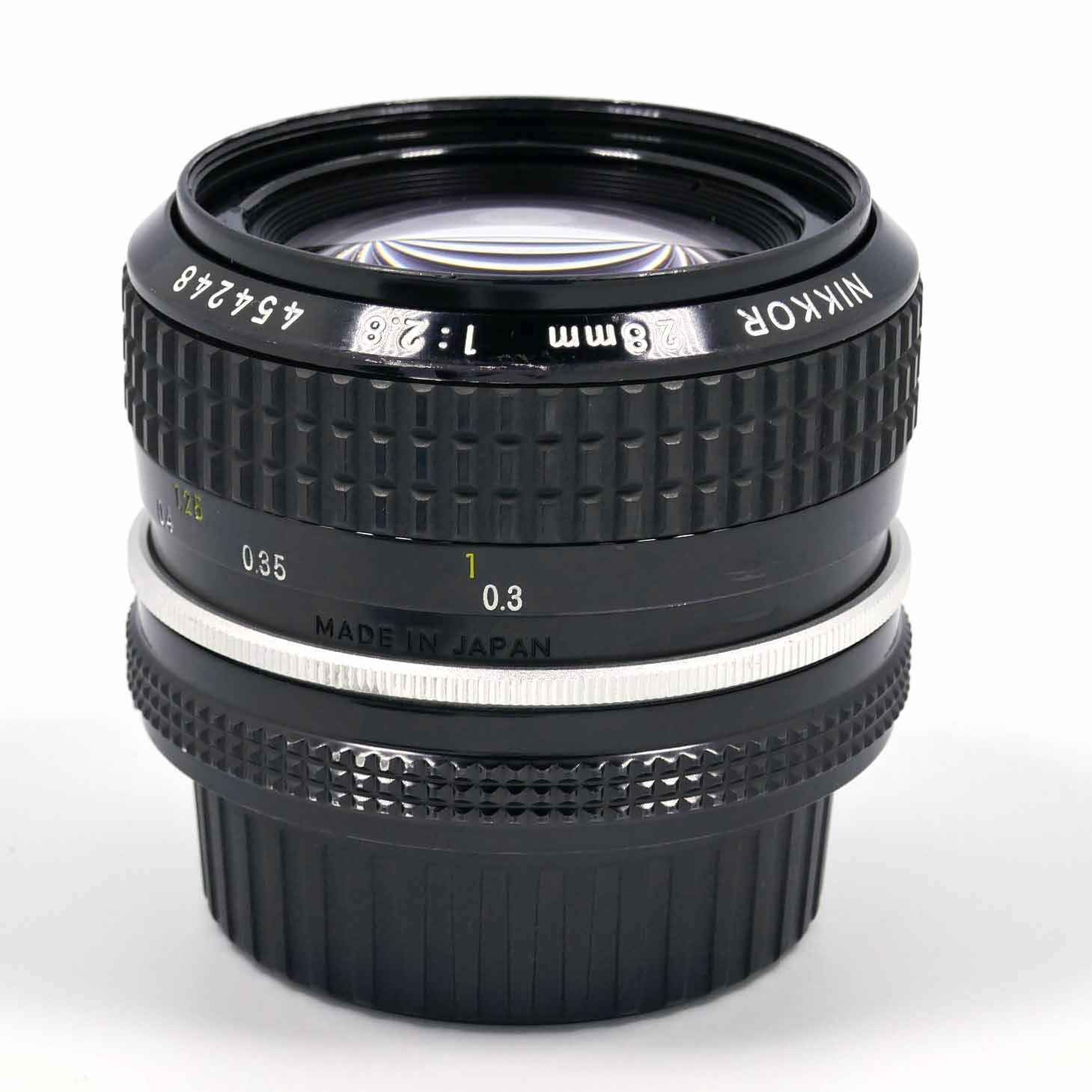 Objectif Nikon Nikkor 28mm F/2.8 AI - Grand Angle Monture F - Occasion Japon