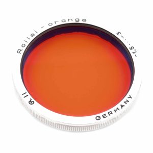 Rollei Filter Orange Bajonett II (GUORA / 202090) für Rolleiflex 3.5 E und 3.5 F