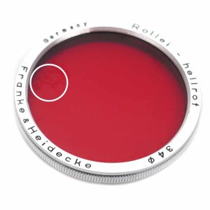 Rollei Rolleiflex Hellrot Filter Bajonett II