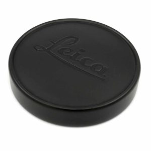 Leica Original Objektivdeckel E39 black (ORVZO): Dieser schwarze Vintage Leica Original Objektivdeckel (ORVZO) mit dem Aussendurchmesser A42 passt auf Objektive mit Filtergewinde E39 von clean-cameras