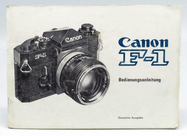 Canon Original-Gebrauchsanleitung Canon F1 | Clean-Cameras.ch