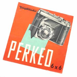 Werbeprospekt Voigtländer Perkeo 6x6 | Clean-Cameras.ch