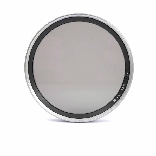 B+W 4x Graufilter 72 mm chrome | Clean-Cameras.ch