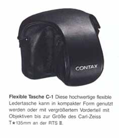 Contax flexible Tasche C-1 zu RTS III