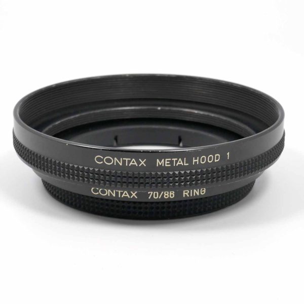 Contax Metal Hood 1 + Ring 70/86 | Clean-Cameras.ch