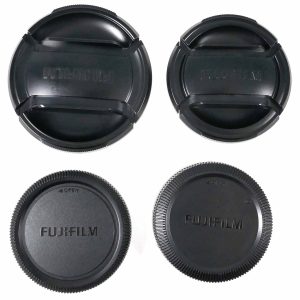 Fujifilm Deckel-Set Objektivdeckel 67mm+58mm / Rear- und Bodycap | Clean-Cameras.ch