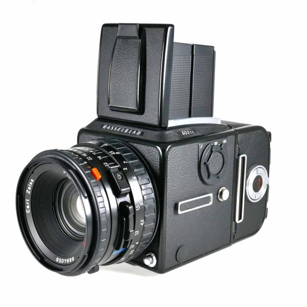 Hasselblad 503CX black mit Carl Zeiss Planar CFE 80mm/2.8 T* + A12 + Acute Mate | Clean-Cameras.ch