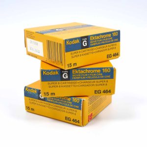 3 Stück Kodak Ektachrome 160 G Filme Super 8 | Clean-Cameras.ch