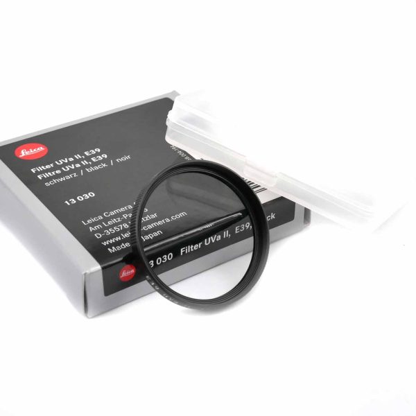 Leica E39 UVa II Filter schwarz (13030) | Clean-Cameras.ch