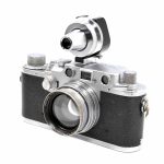 Leica IIIc "red curtain" mit Summitar 5 cm / 2.0 | Clean-Cameras.ch