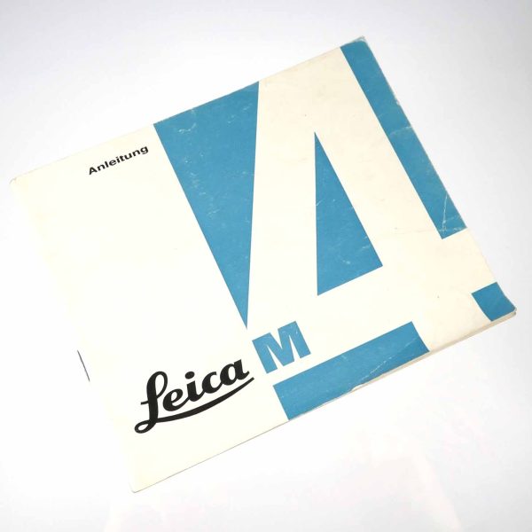 Leica M4 Original Gebrauchsanweisung in deutscher Sprache | Clean-Cameras.ch