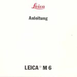 Anleitung Leica M6 deutsch | Clean-Cameras.ch
