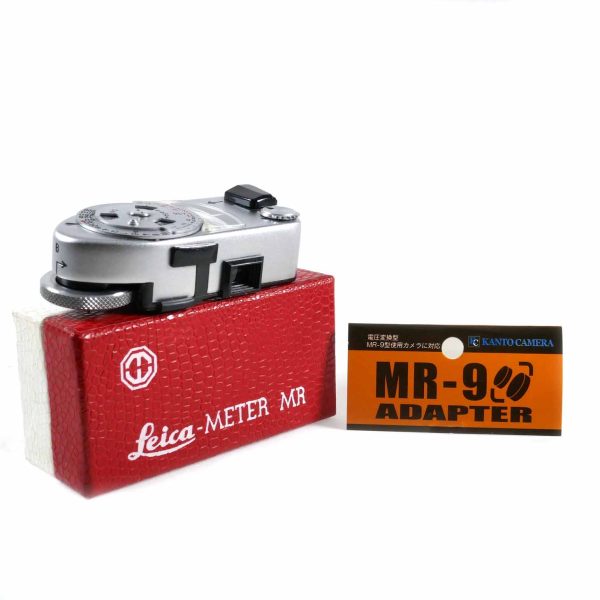Leica Meter MR-4 chrome (14217) + Kanto MR-9 Adapter | Clean-Cameras.ch