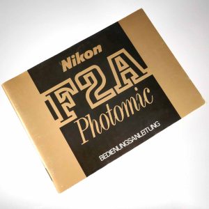 Nikon F2A Photomic Gebrauchsanleitung deutsch | Clean-Cameras.ch