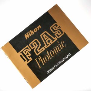 Nikon F2AS Photomic Gebrauchsanleitung in deutsch | Clean-Cameras.ch