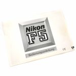 Nikon F5 Gebrauchsanleitung in deutsch | Clean-Cameras.ch