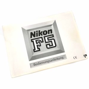 Nikon F5 Gebrauchsanleitung in deutsch | Clean-Cameras.ch