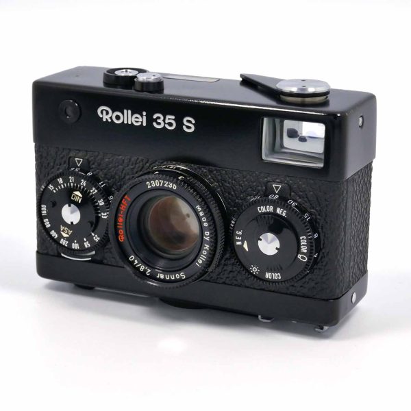 Rollei 35 S black (umgebaut auf 1.5V Batterie) | Clean-Cameras.ch