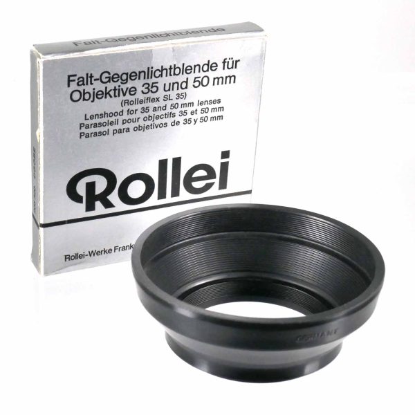 Rollei Falt-Gegenlichtblende 49 mm (50mm-135mm) | Clean-Cameras.ch
