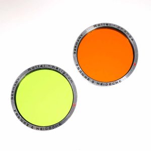 Rollei Filteretui mit Orange- und Hellgrünfilter Bajonett III | Clean-Cameras.ch