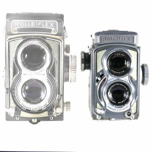 Rolleiflex Grey Baby mit viel Zubehör | Clean-Cameras.ch