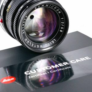 Leitz Leica Summicron-M 2.0/50 mm (11817) + Zubehör | Clean-Cameras.ch