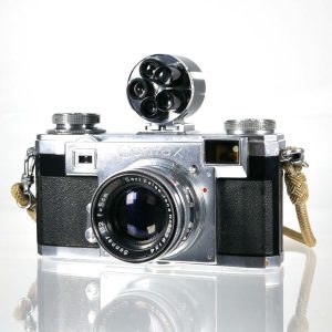 Contax IIa + Carl Zeiss Sonnar 50mm/2.0 + Zeiss Turett Sucher 440 | Clean-Cameras.ch