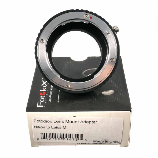 Fotodiox Lens Mount Adapter Nikon F zu Leica M | Clean-Cameras.ch