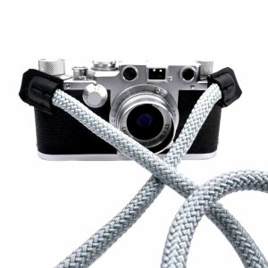 Nylon Kameragurt "Rope" grau | Clean-Cameras.ch
