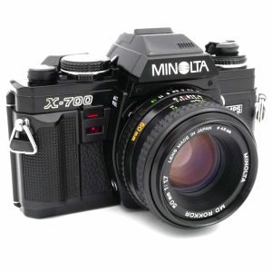 Minolta X-700 + Minolta 50 / 1.7 Speigelreflexkamera filmgetestet