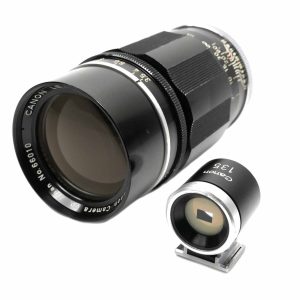 CANON S 135mm / 3.5 (M39/LTM) + Sucher