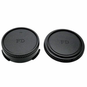 Objektivrückdeckel Canon FD und Gehäusedeckel Canon FD
