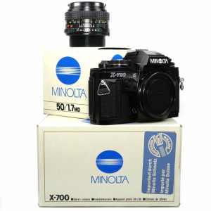Minolta X-700 + Minolta MD 50mm/1.7