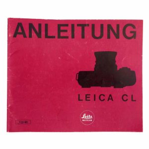 Leica CL Anleitung Deutsch