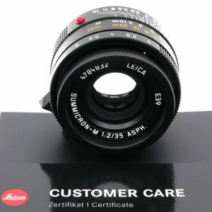 dieses Leica Summicron-M 2/35mm ASPH. 6-Bit (11673) für analoge und digitale Leica- M Kameras revidert
