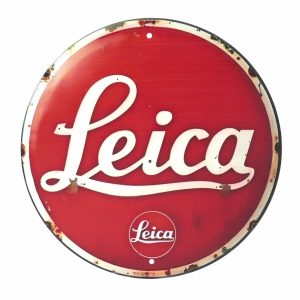 Rundes Leica Replik Schild